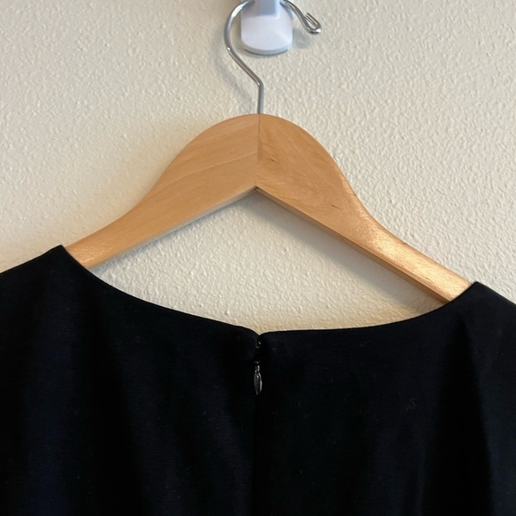 NWT Talbots Black Sleeveless Boat Neck Mini Sheath Dress - Picture 11 of 11